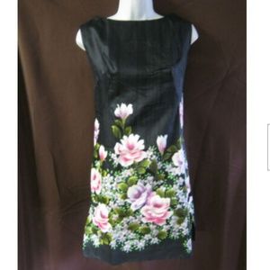 60's Lei ipo Hawaiian Aloha Sleeveless Dress